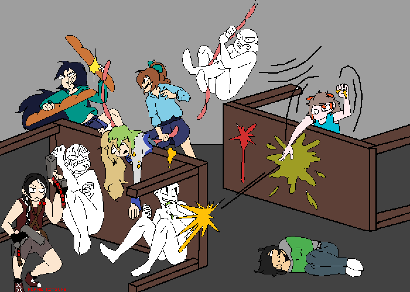 Pixilart Food Fight By C0DES