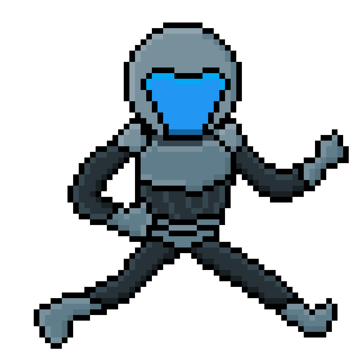 Pixilart Time Trap Suit Run 3 by PixelLord12