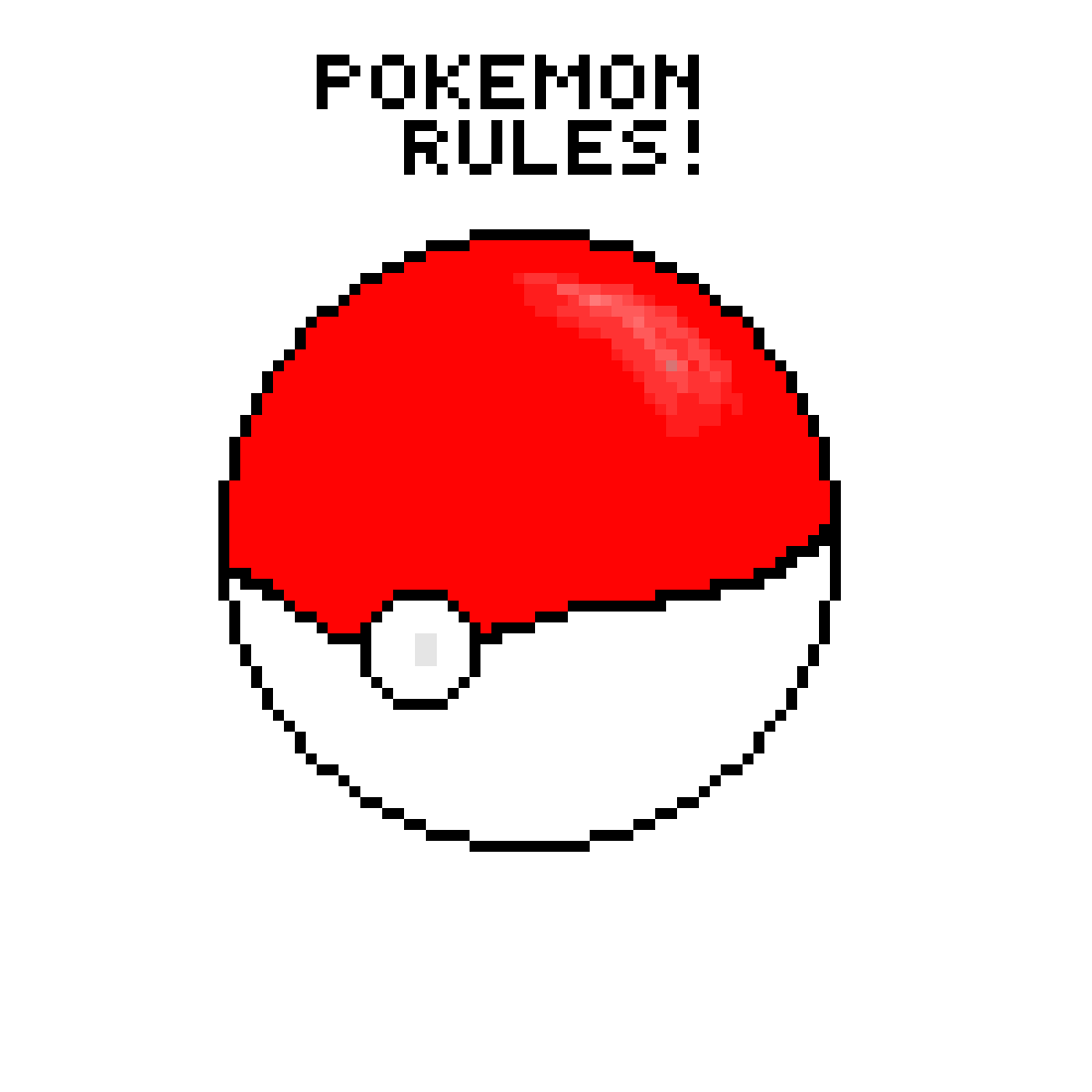 Pixilart - Pokemon Rules by BloobirdXP