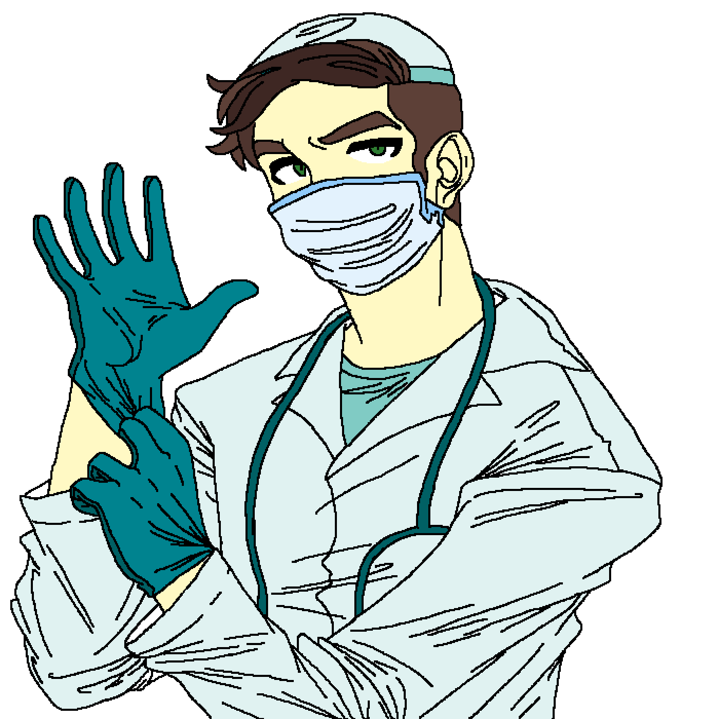 Editing A Doctor From Base! - Free online pixel art drawing tool - Pixilart