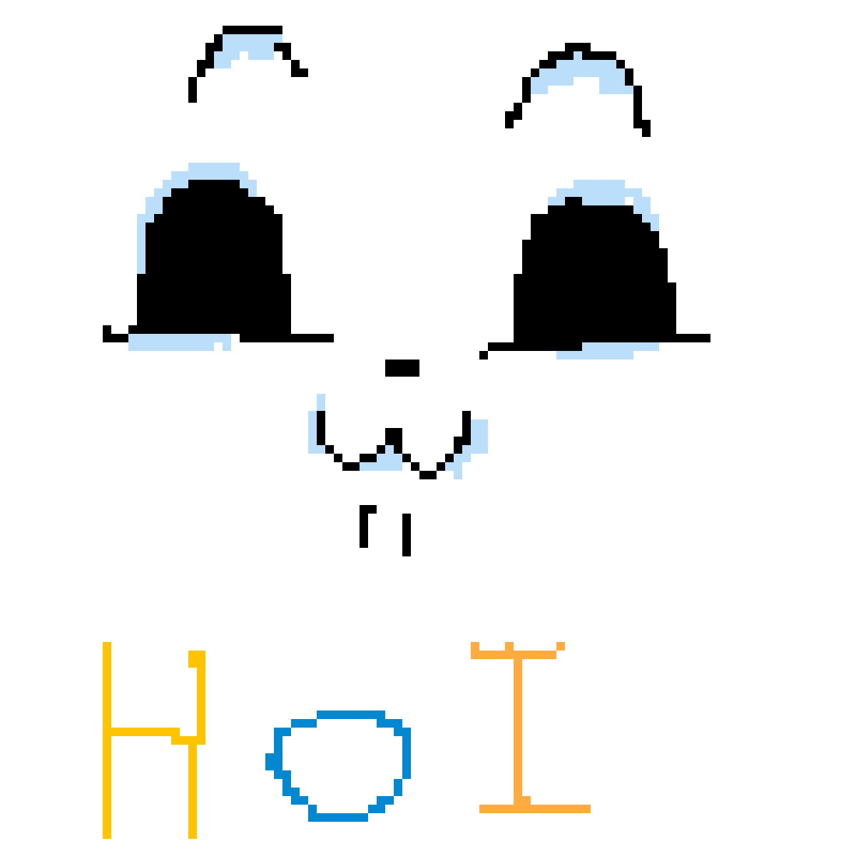 Pixilart - skeptic tem tem face by Cherry1207