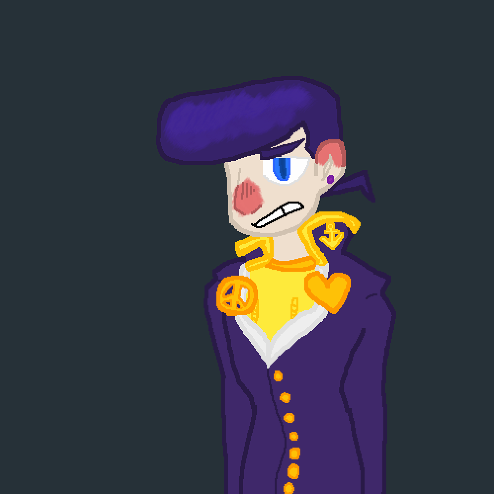 Pixilart - josuke higashikata by PLATINUMFISTS