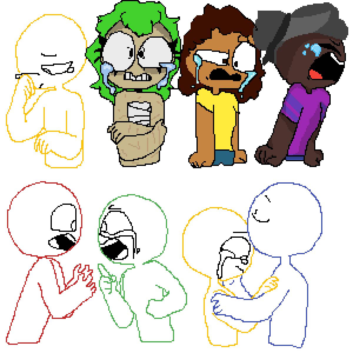 Editing CRY Free online pixel art drawing tool Pixilart