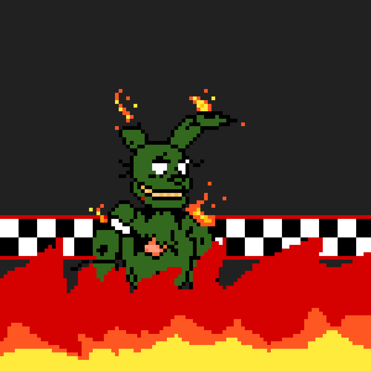 Pixilart Fire Of Fazbear Fright By Bluefreddy2022