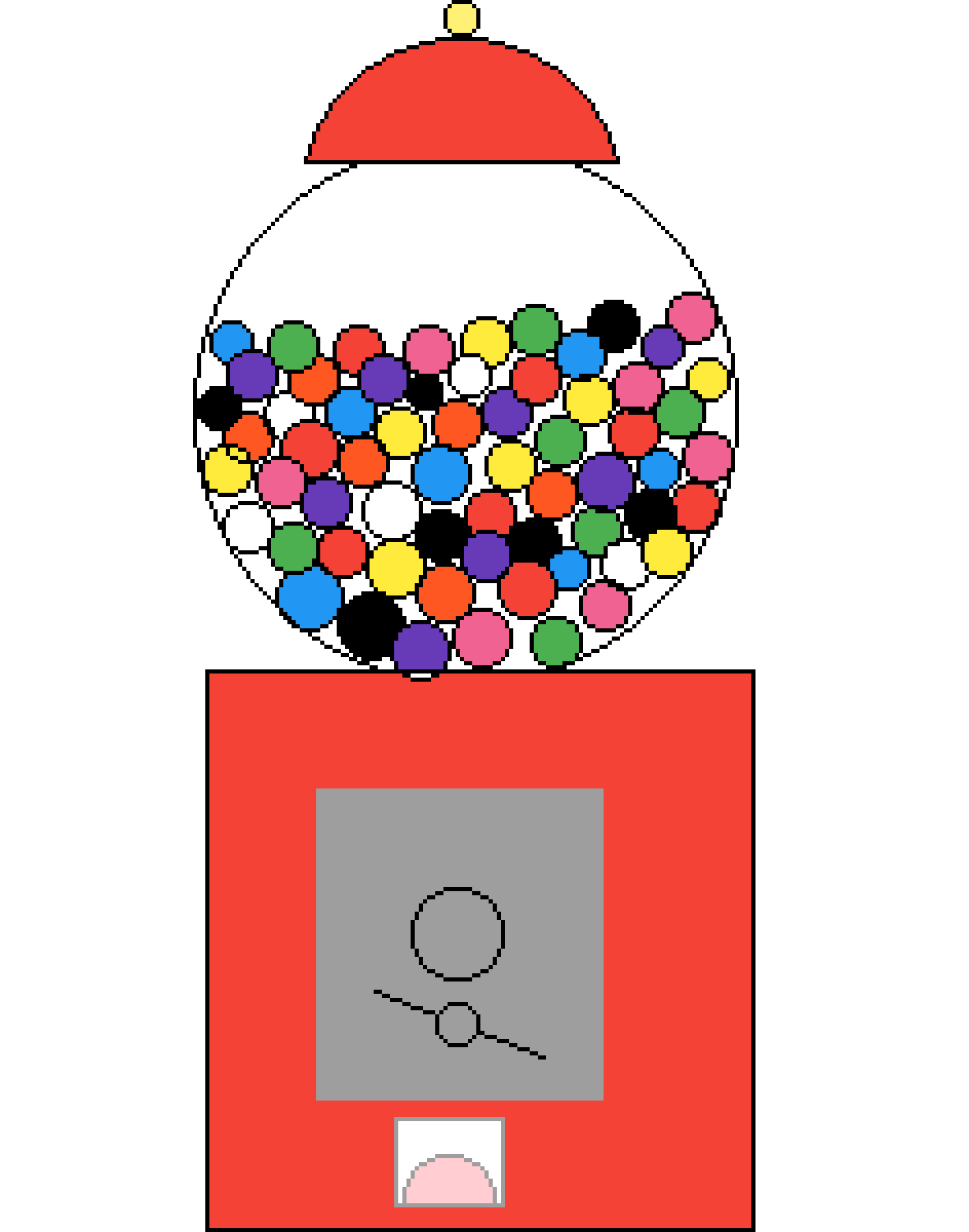 Pixilart - gumball machine by CottonCandyGirl