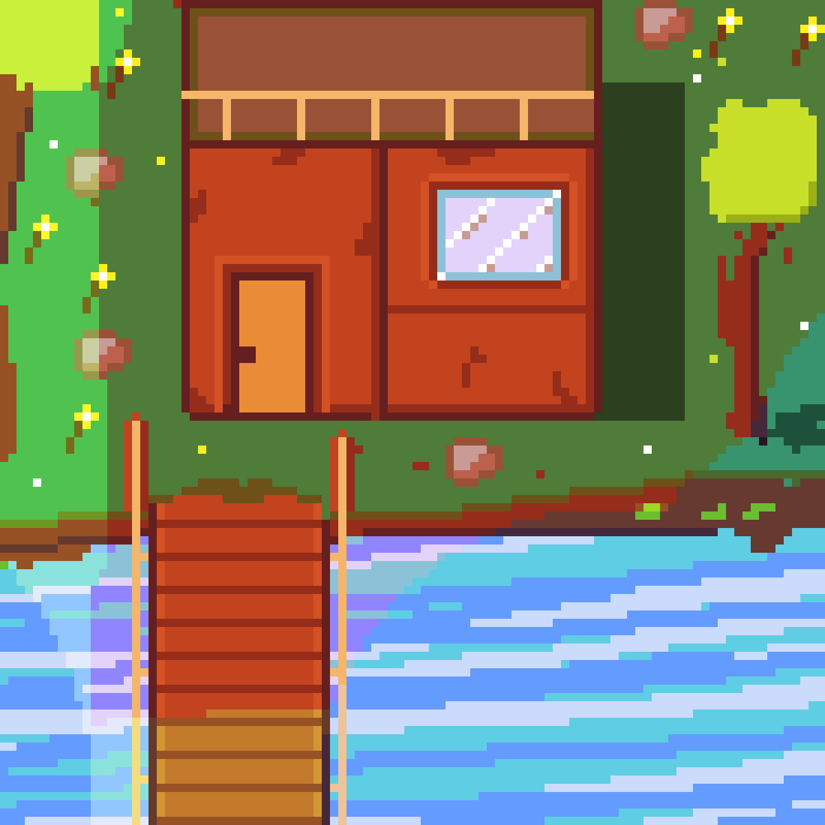 Pixilart - Lake house by anisaous