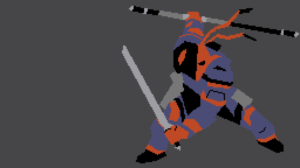 Pixilart - Deathstroke minimalist by I-doos-artz