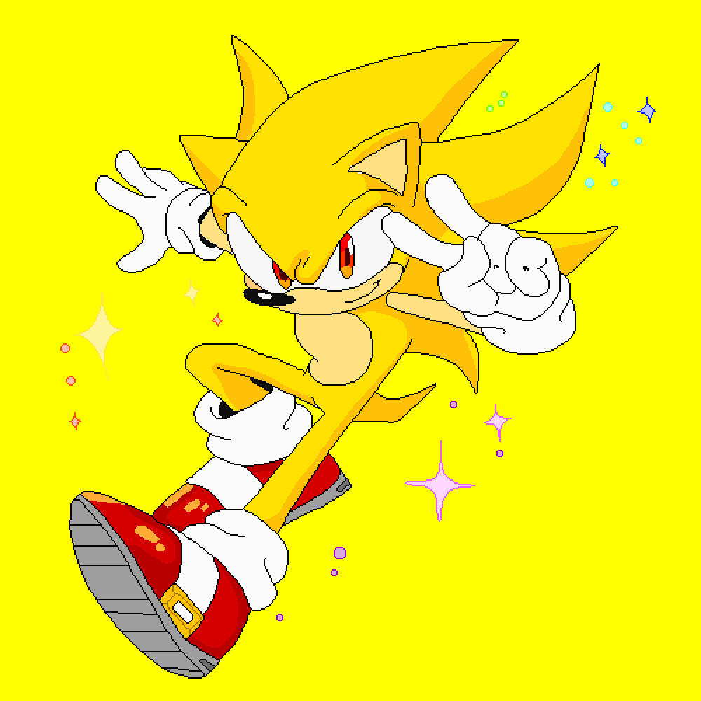 Pixilart - Super sonic by ShadowDuck