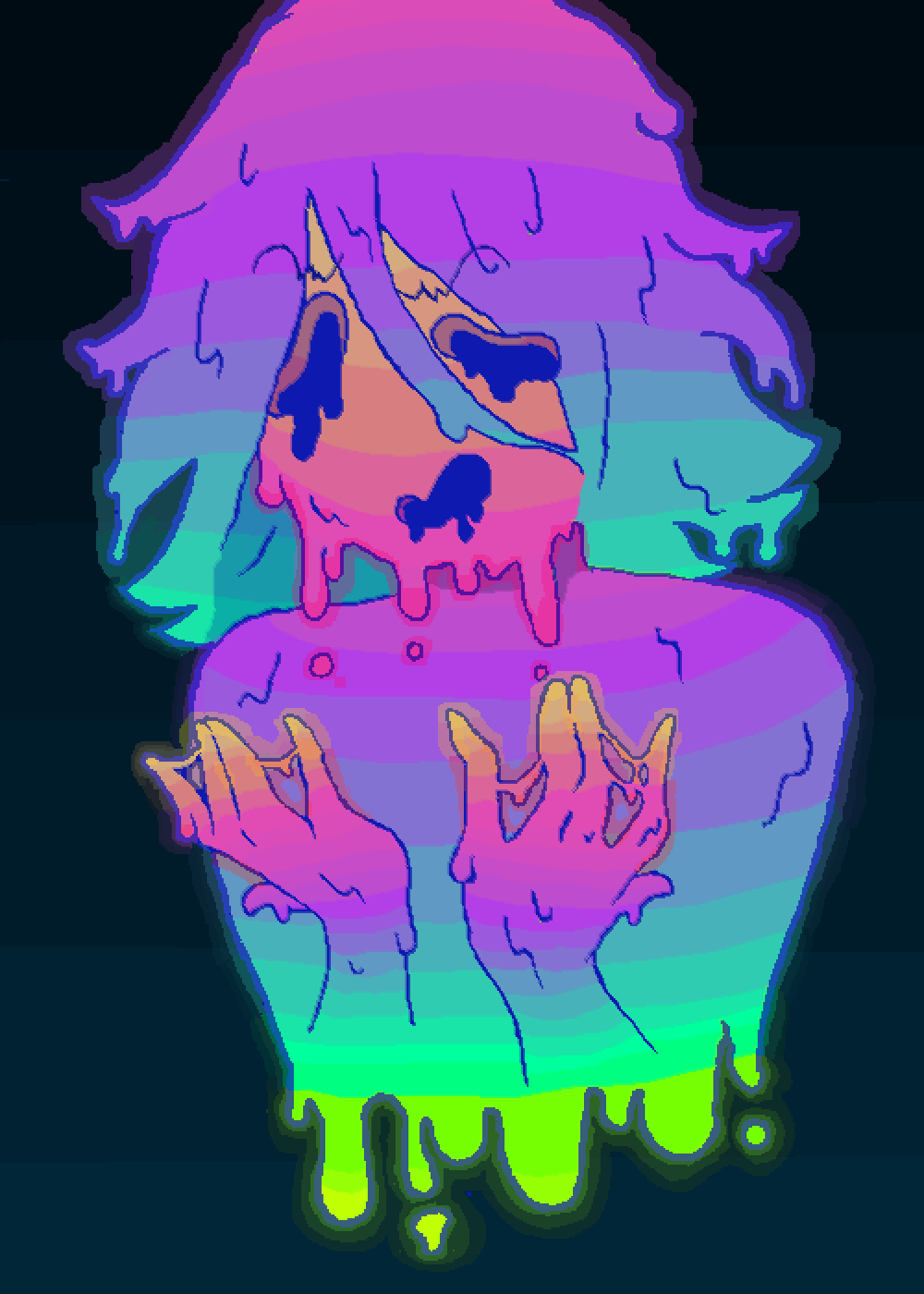 Pixilart A Melting Glow By Cryptid jelly