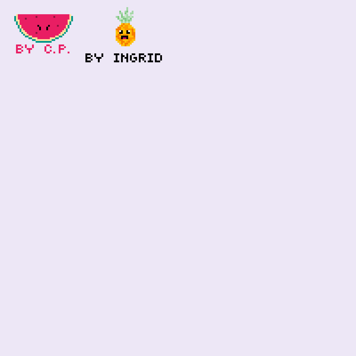 Draw Your Own Cute Fruit! by Ingrids-Art