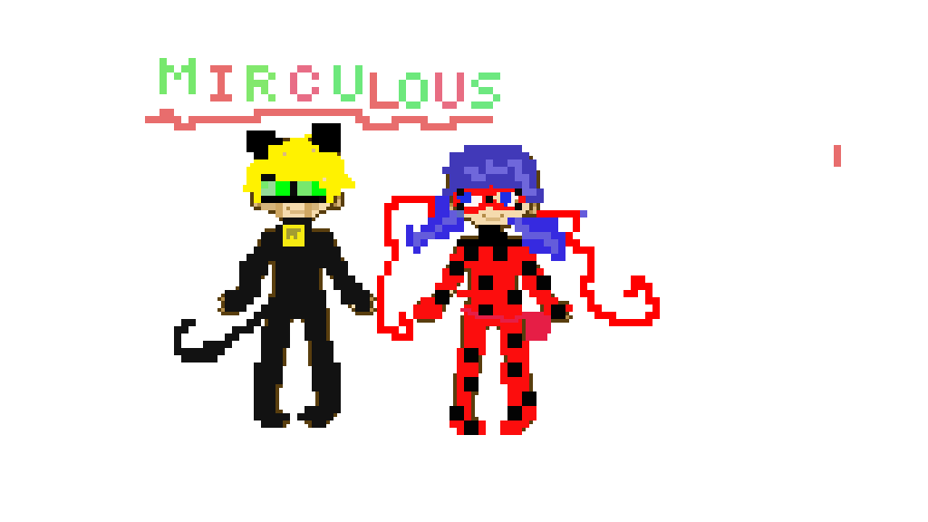 Editing miraculous tials of ladybug and cat noir - Free online pixel ...