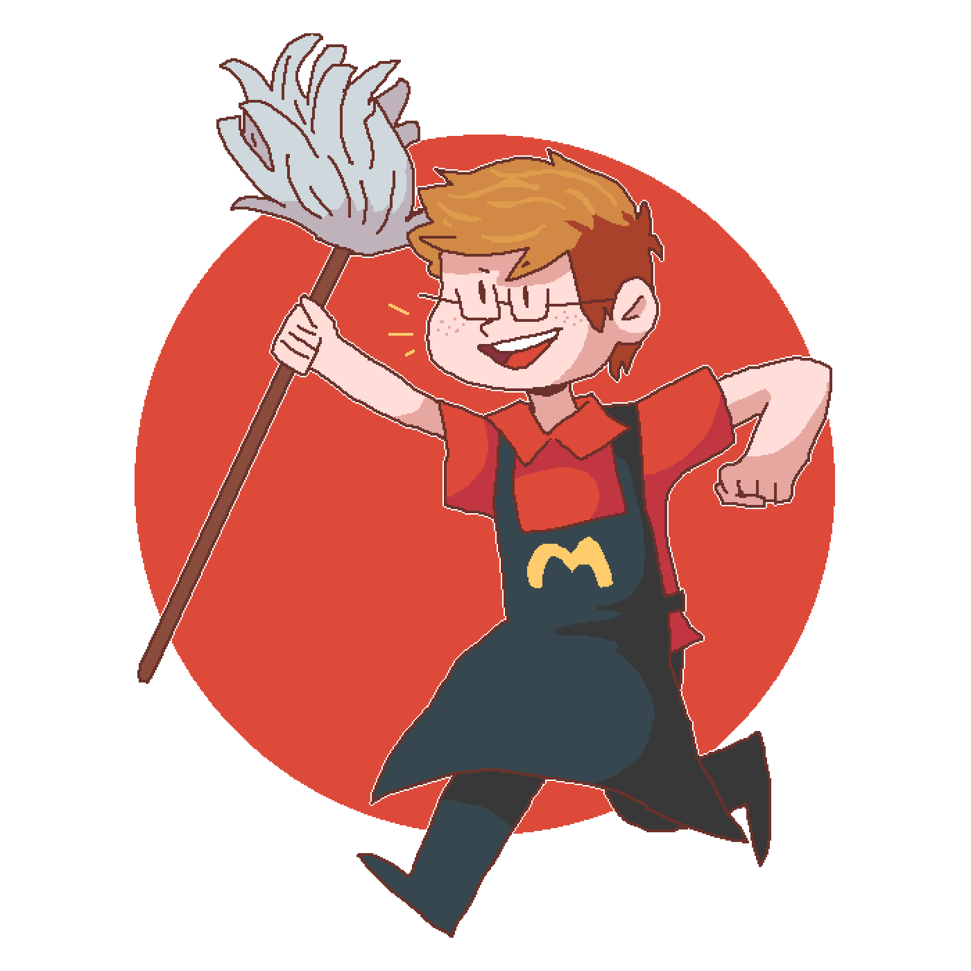 Pixilart - Ronald McDonald by Dopey-Dragonite