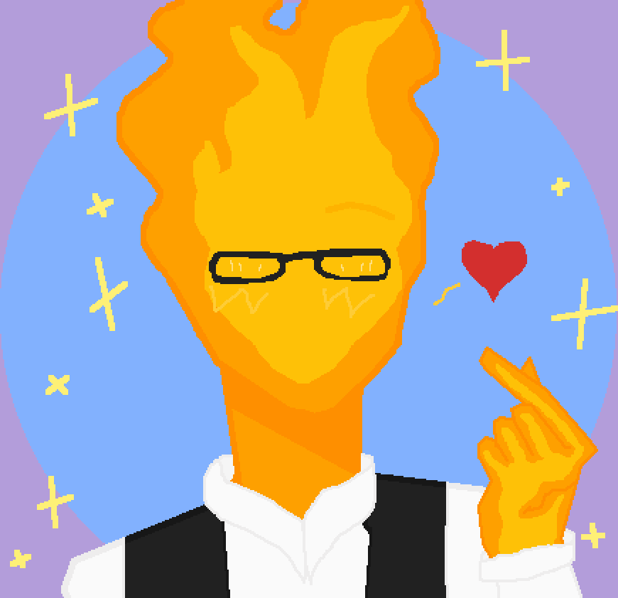 Grillby by InkTaleSans