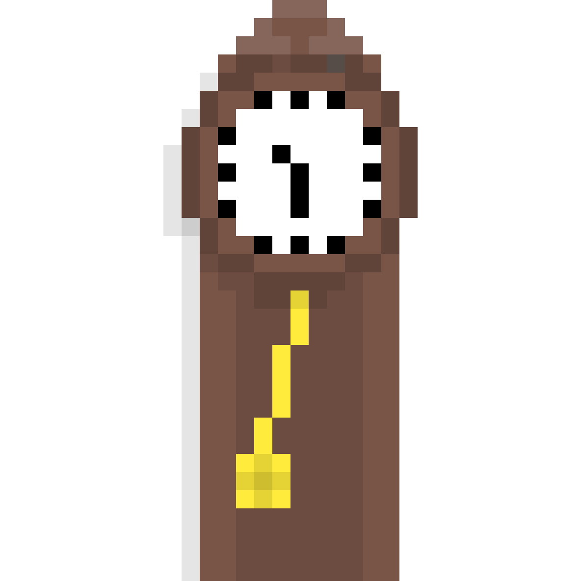 Pixilart Grandfather clock by verydefinitely1