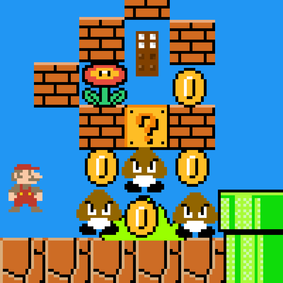 Pixilart Super Mario Brothers 4 By Anonymous