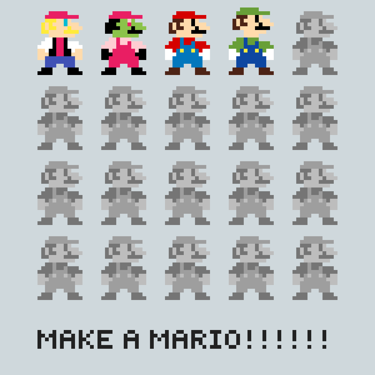 Pixilart - Make A Mario Collab by THECAPTAIN85