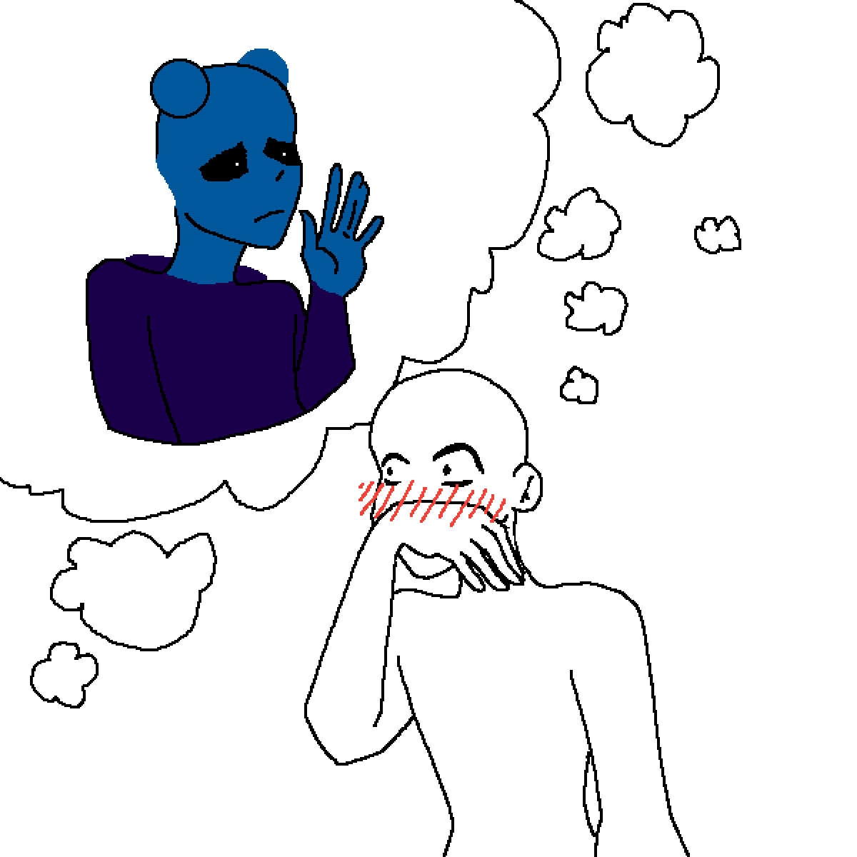 Pixilart Deppressed Blue By Bluefreddy2022