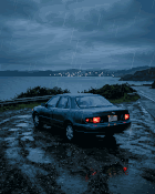 Lakeside Road pixel art