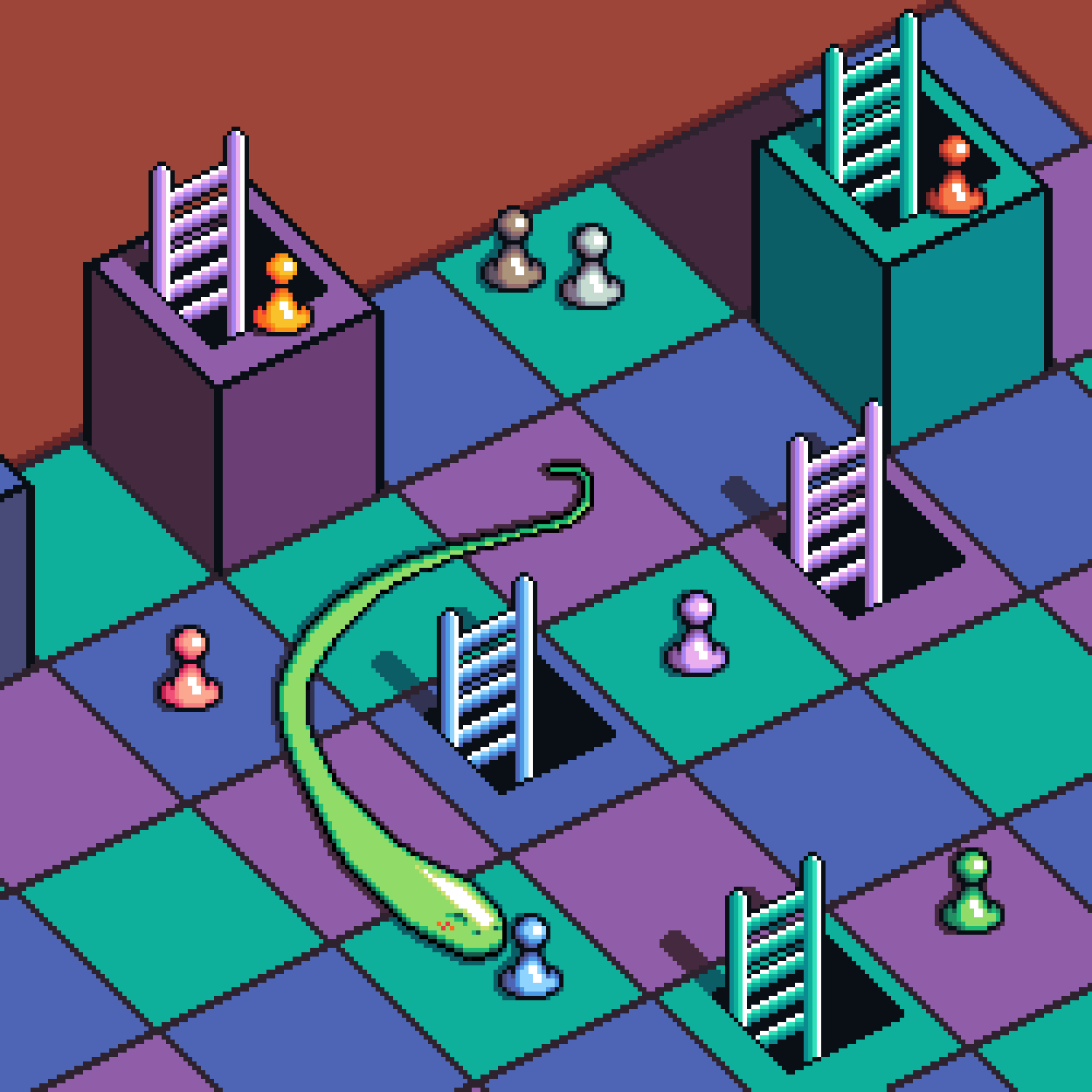 Pixilart serpientes y escaleras by Ga9