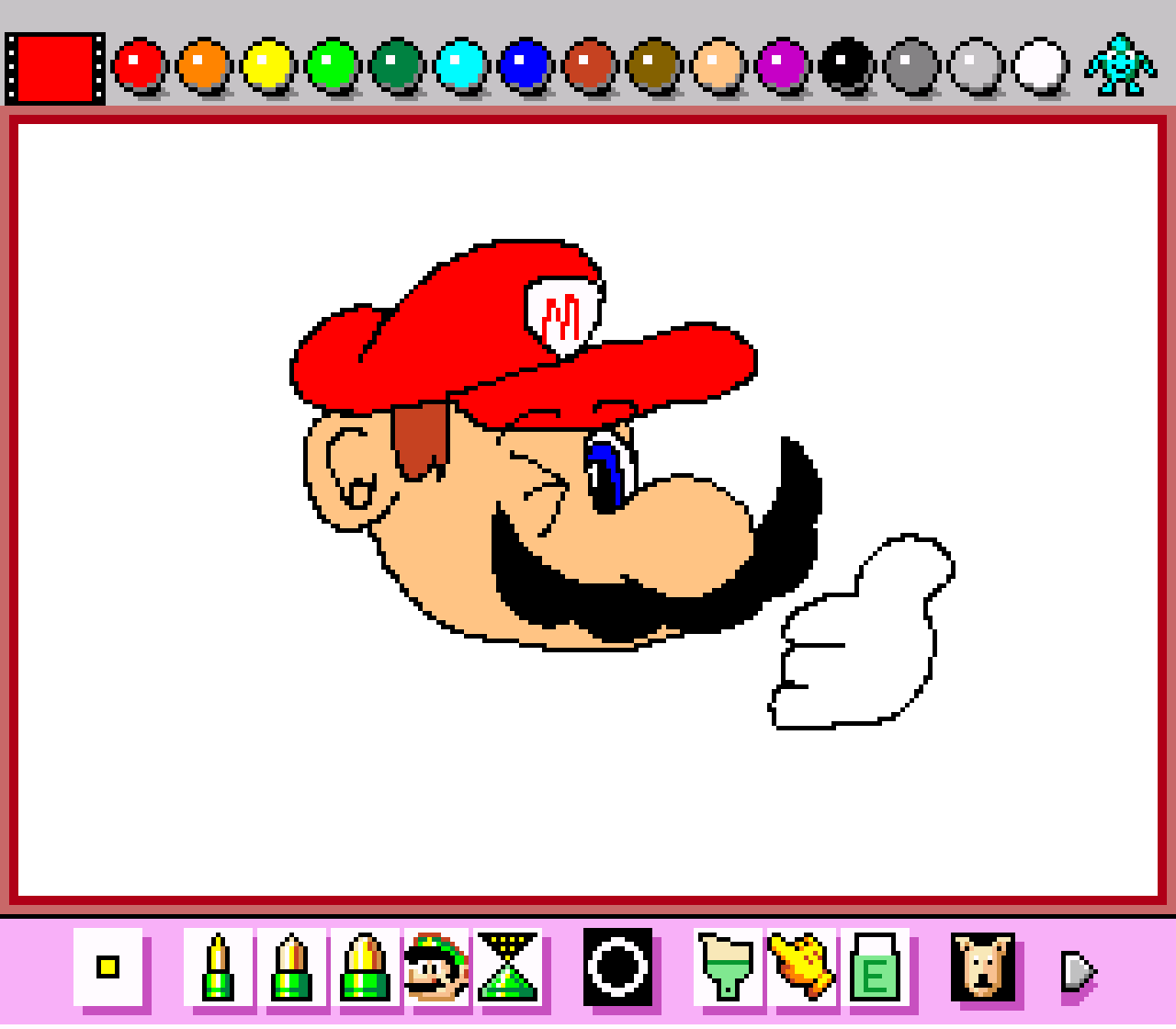 Pixilart Mario Paint Collab! by FaddyAzangli