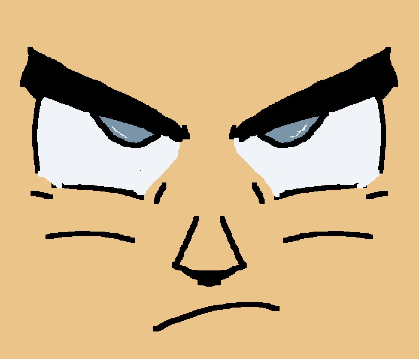 Pixilart - goku eyes base by symphony-goku