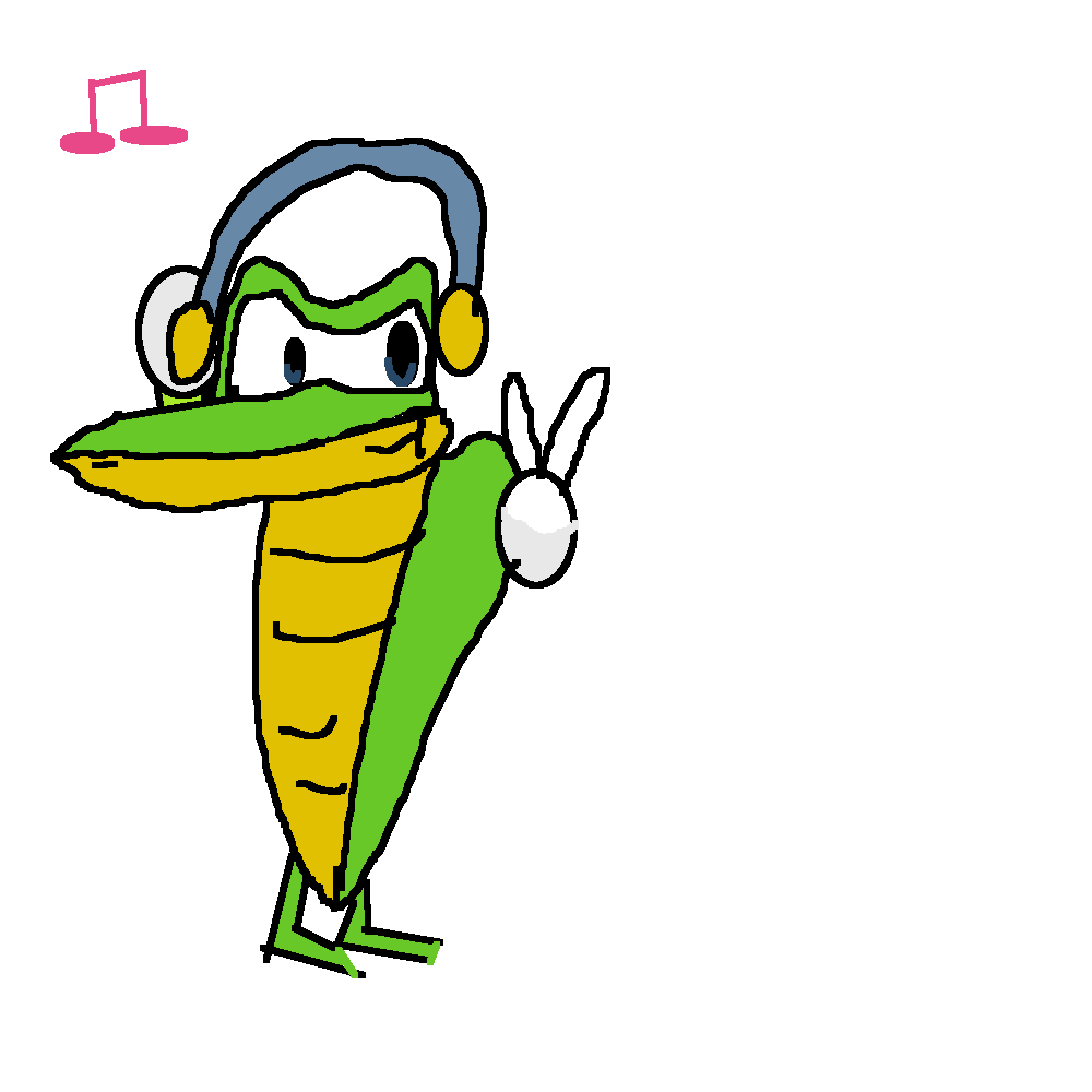 Vector (chaotix) Palette Pixilart