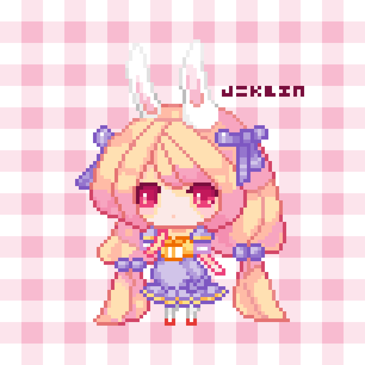 Pixilart - Cute Bunny Girl by Jeklin