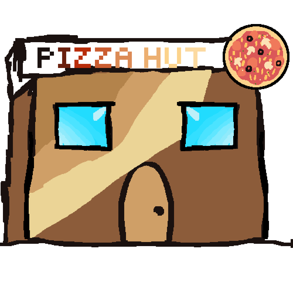 Pixilart Pizza Place by bluefox1
