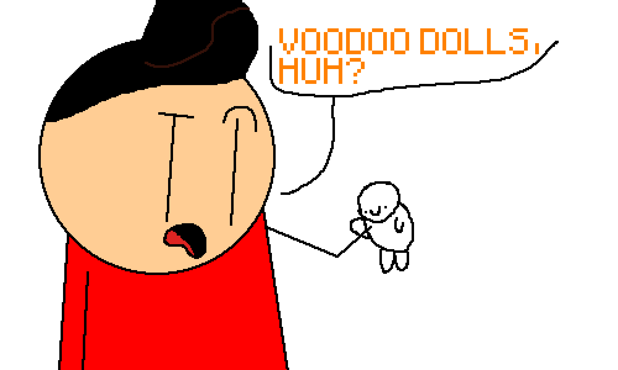 Pixilart Voodoo Dolls GIF Base by RanbooBitchBoy