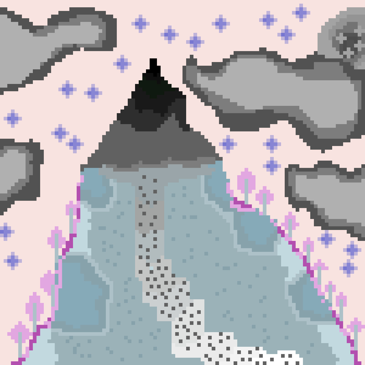 Mountain - Nighttime(inverted)