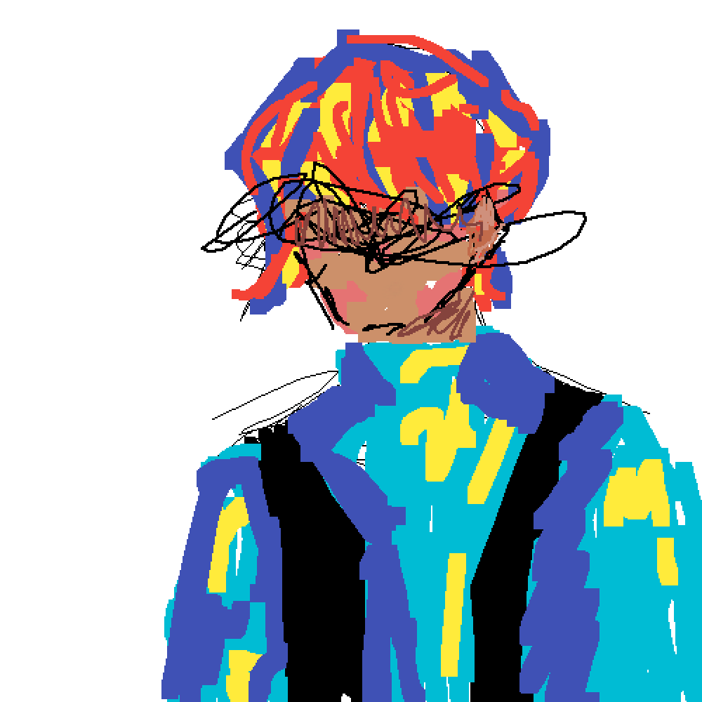 Funny looking person