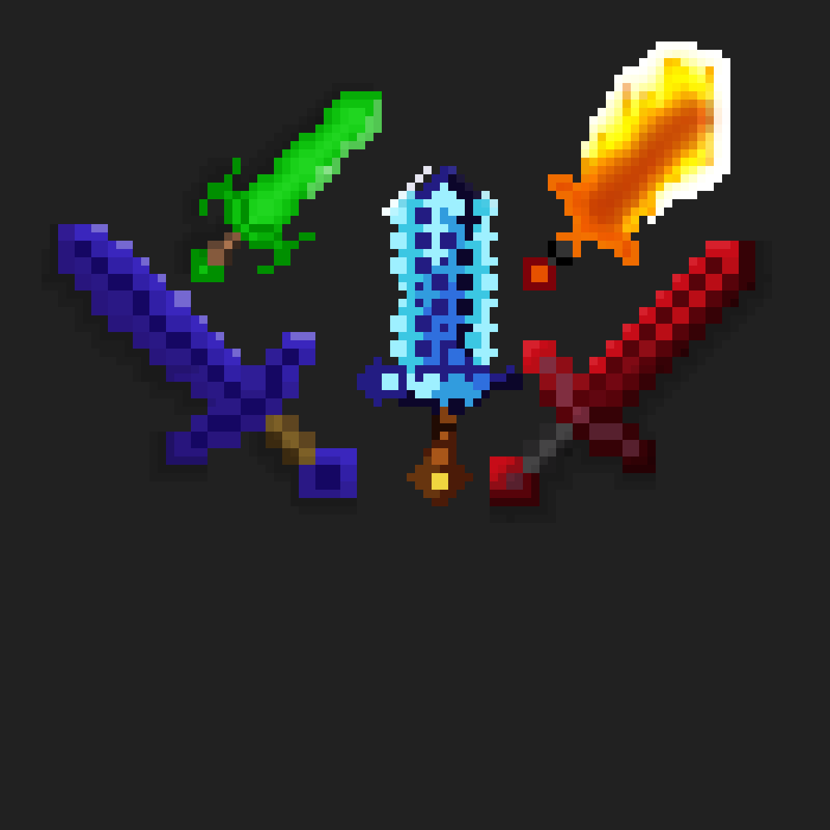 Pixilart - Minecraft update: Swords & shields by Memeburger12