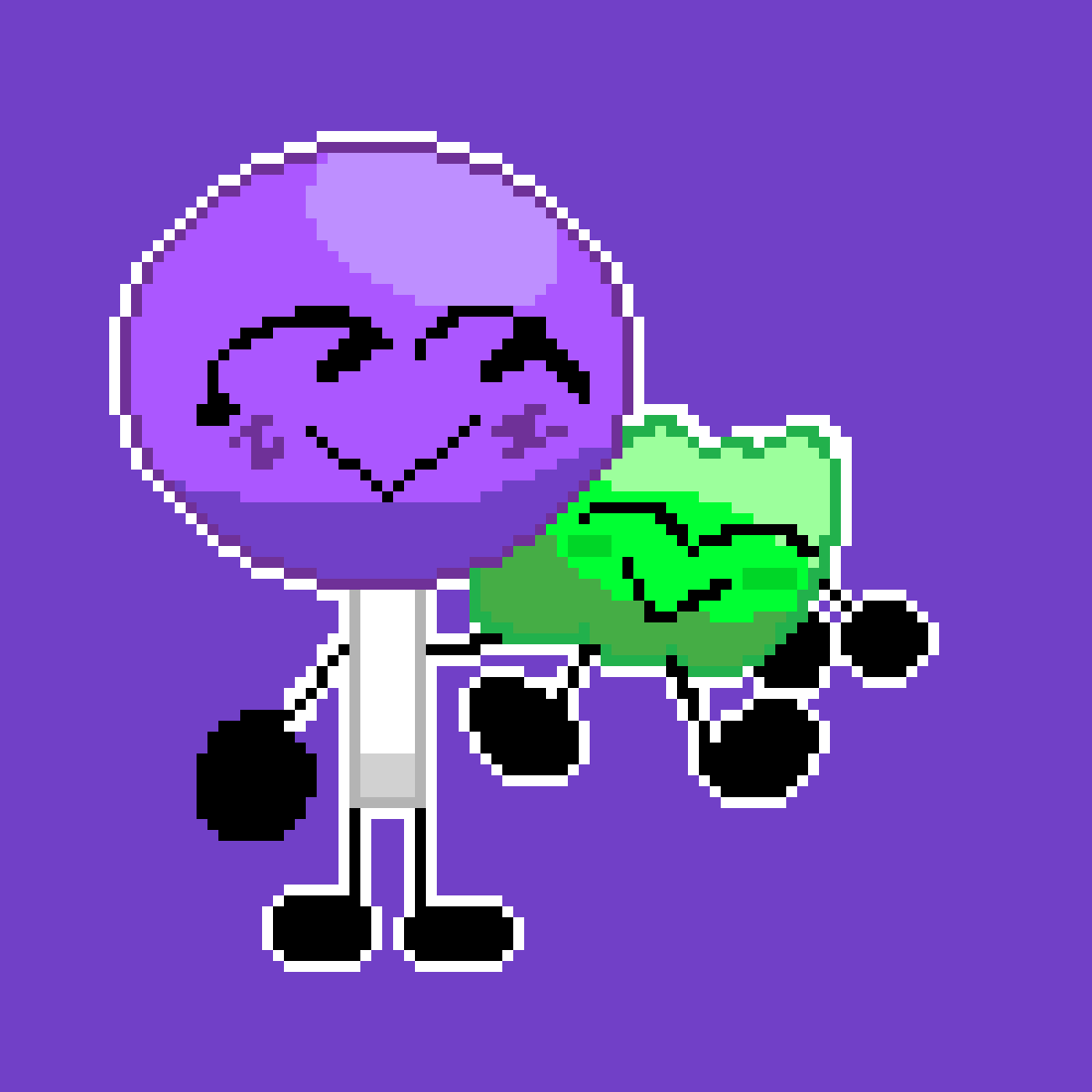 Pixilart Lollipop And Gelatin!!! by bruhplatypus