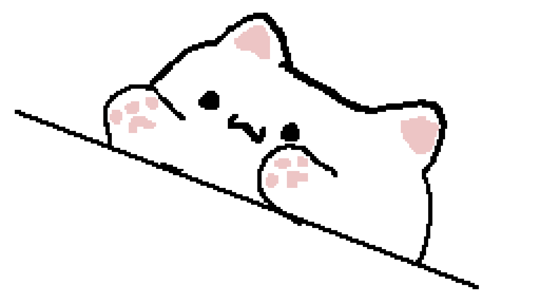 Pixilart - Bongo cat by WARRIORCATSFAN2
