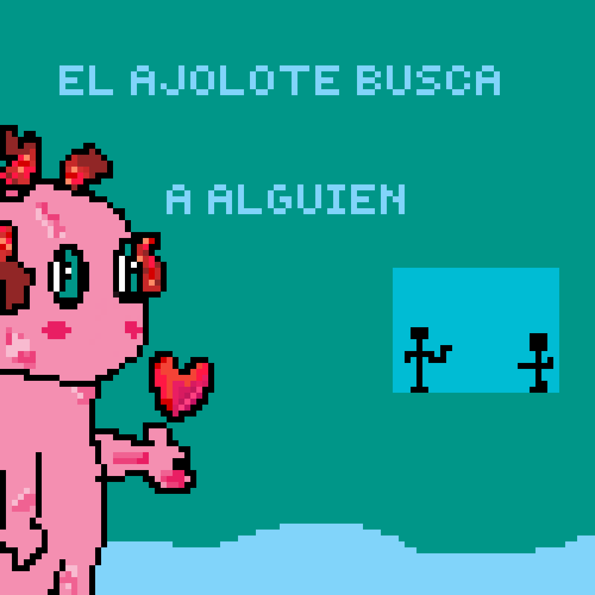 Pixilart - El ajolote busca by Nicoletutas