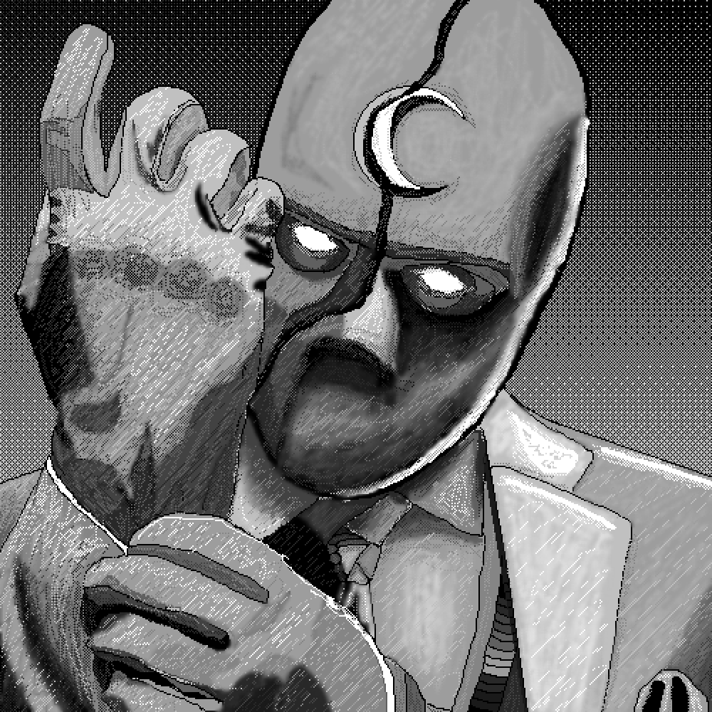 Pixilart - Moon Knight by MeekStarfish