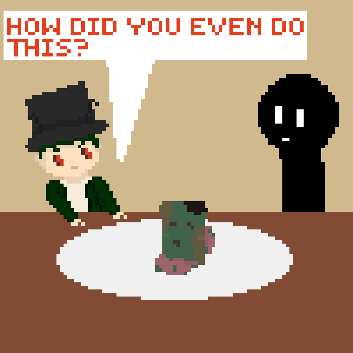 Pixilart Zombie Sandwich by WoodedWildsMint