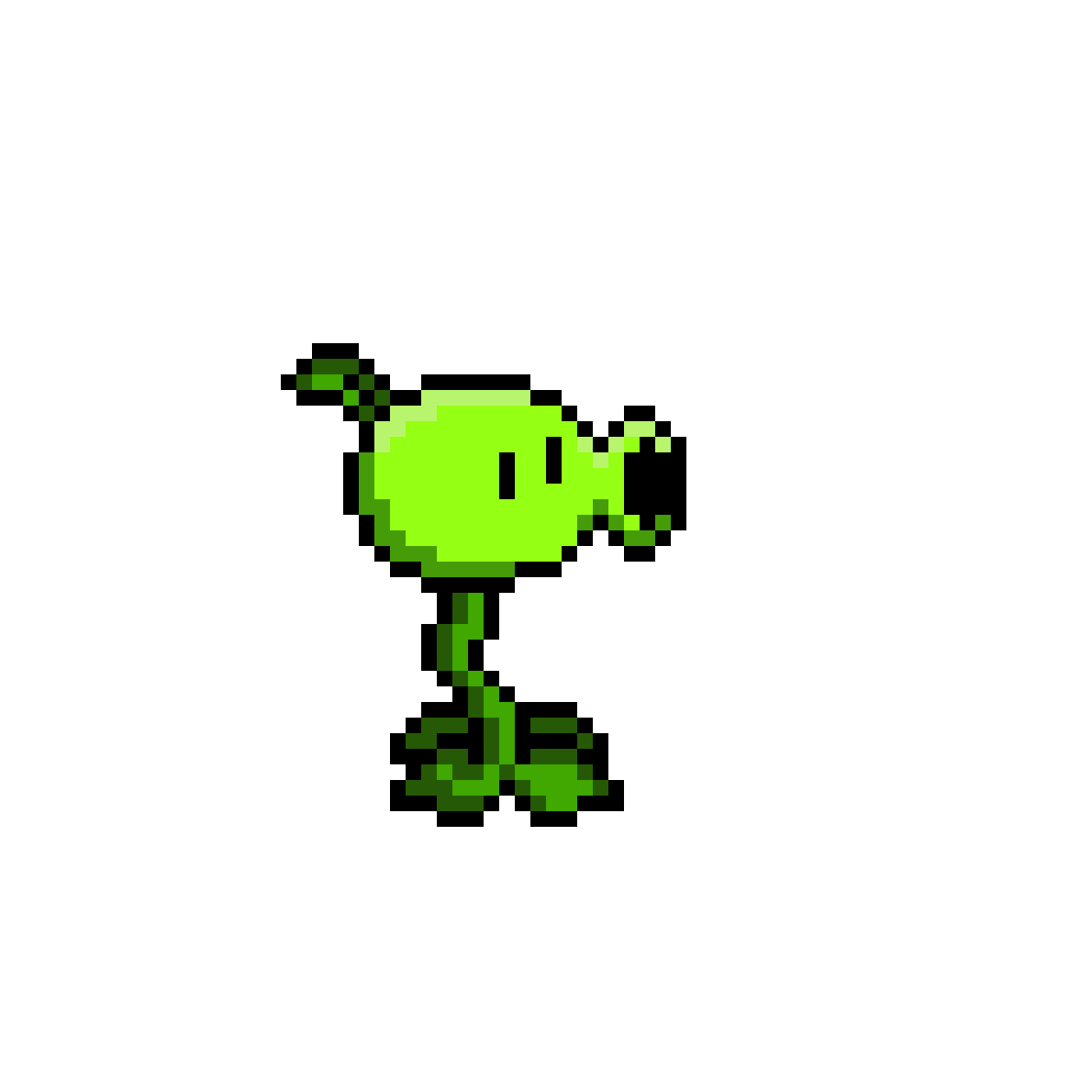 Pixilart small peashooter animation by BlueboxDude