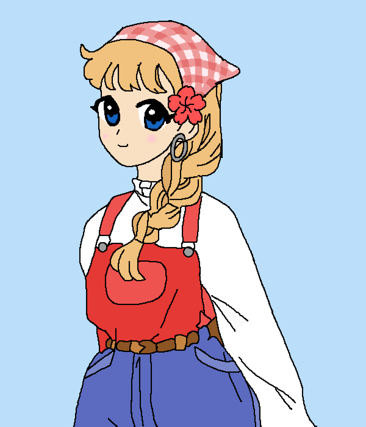 Pixilart Farm Girl by xXCALLXx