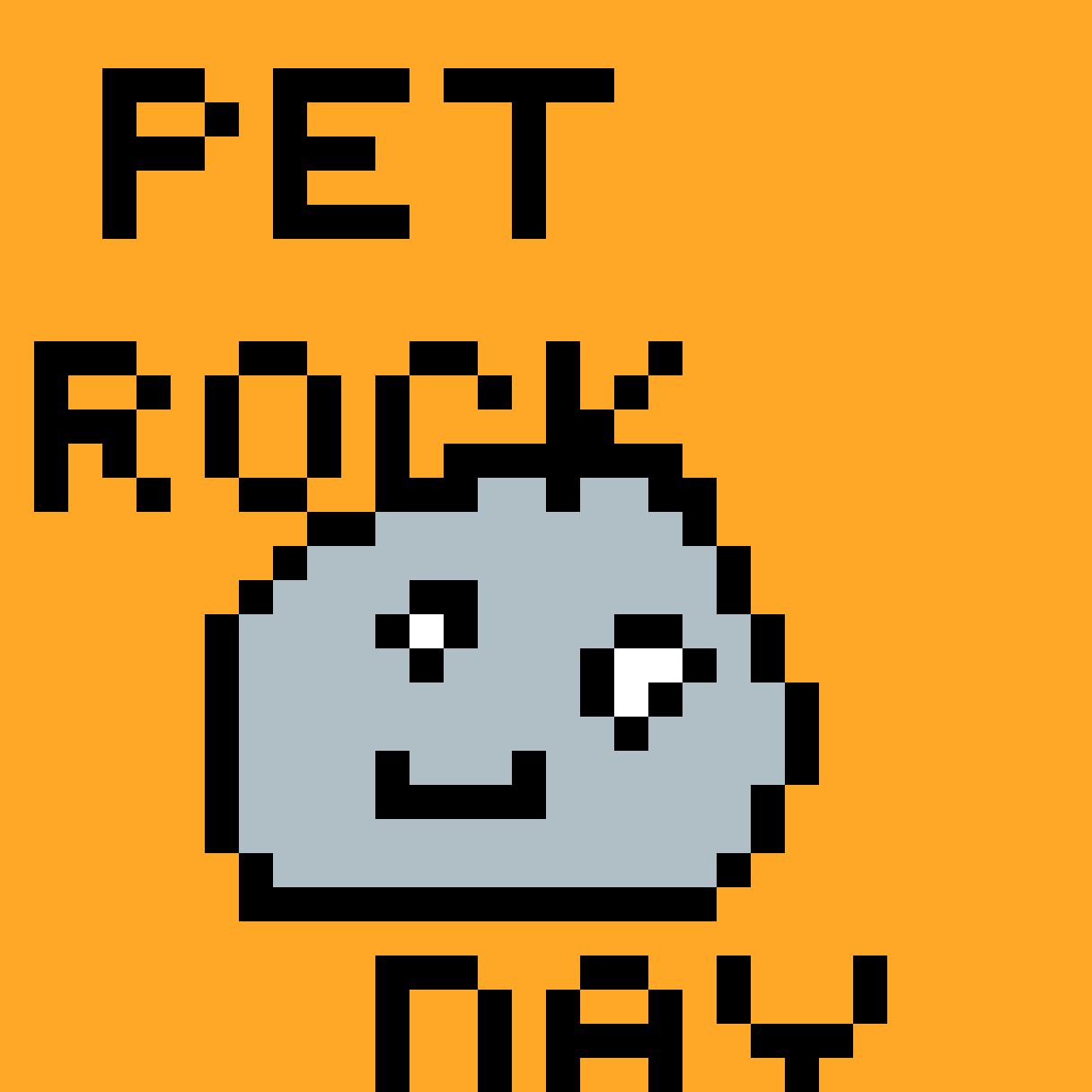 Pixilart Pet Rock Day by mightsownmylove