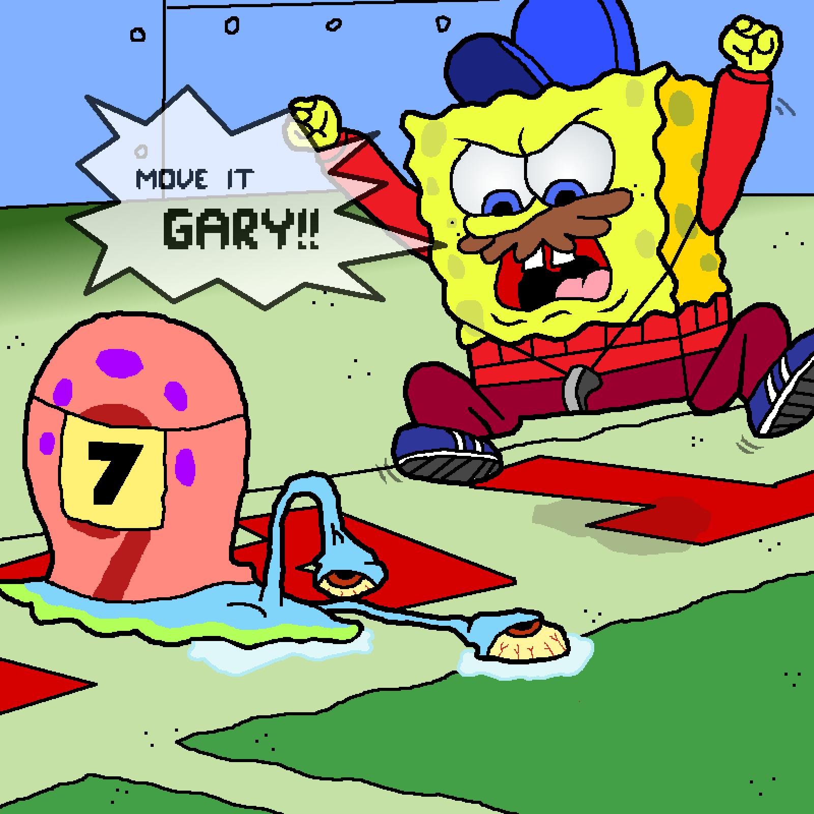 Pixilart - ~The Great Snail Race~ by AltbeeDraws