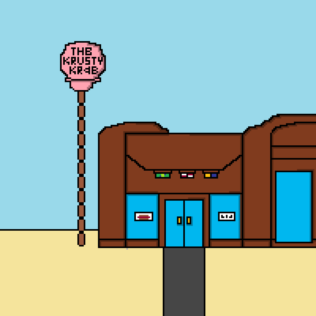 Pixilart - The Krusty Krab by Oatmeal-Jr