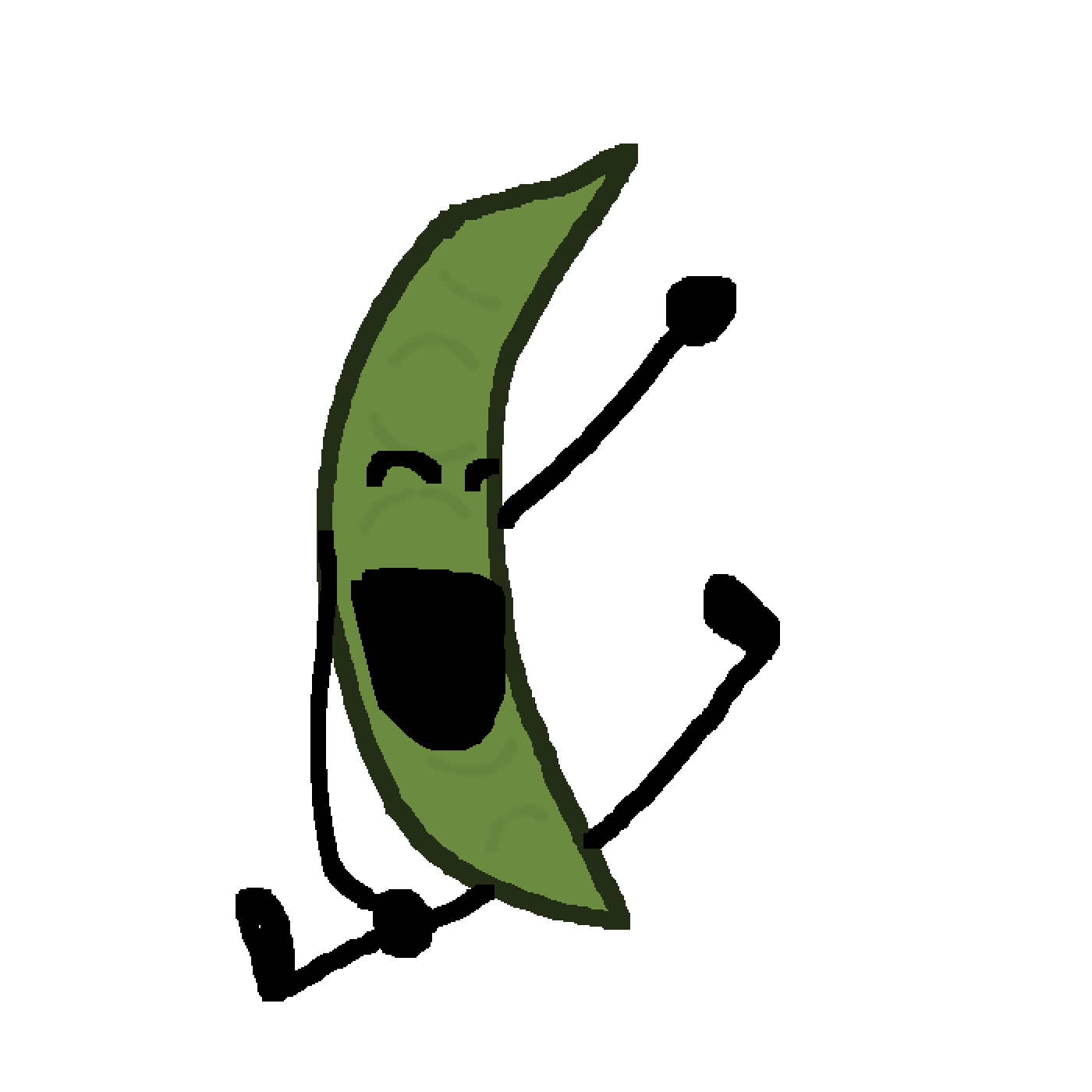 Pixilart Green Bean Spin by WillPixilart
