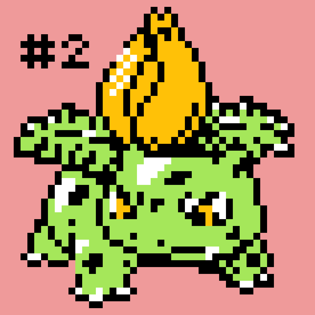 Pixilart - 002 Ivysaur by MasterPixBest16