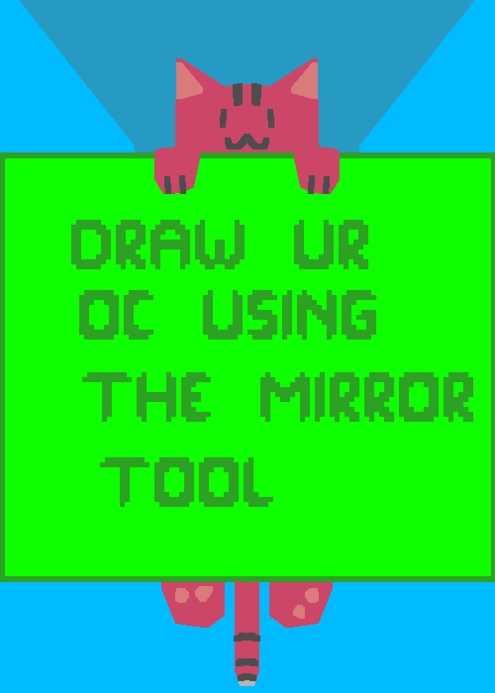 Pixilart Draw Your OC Using the Mirror Tool by carrafun01