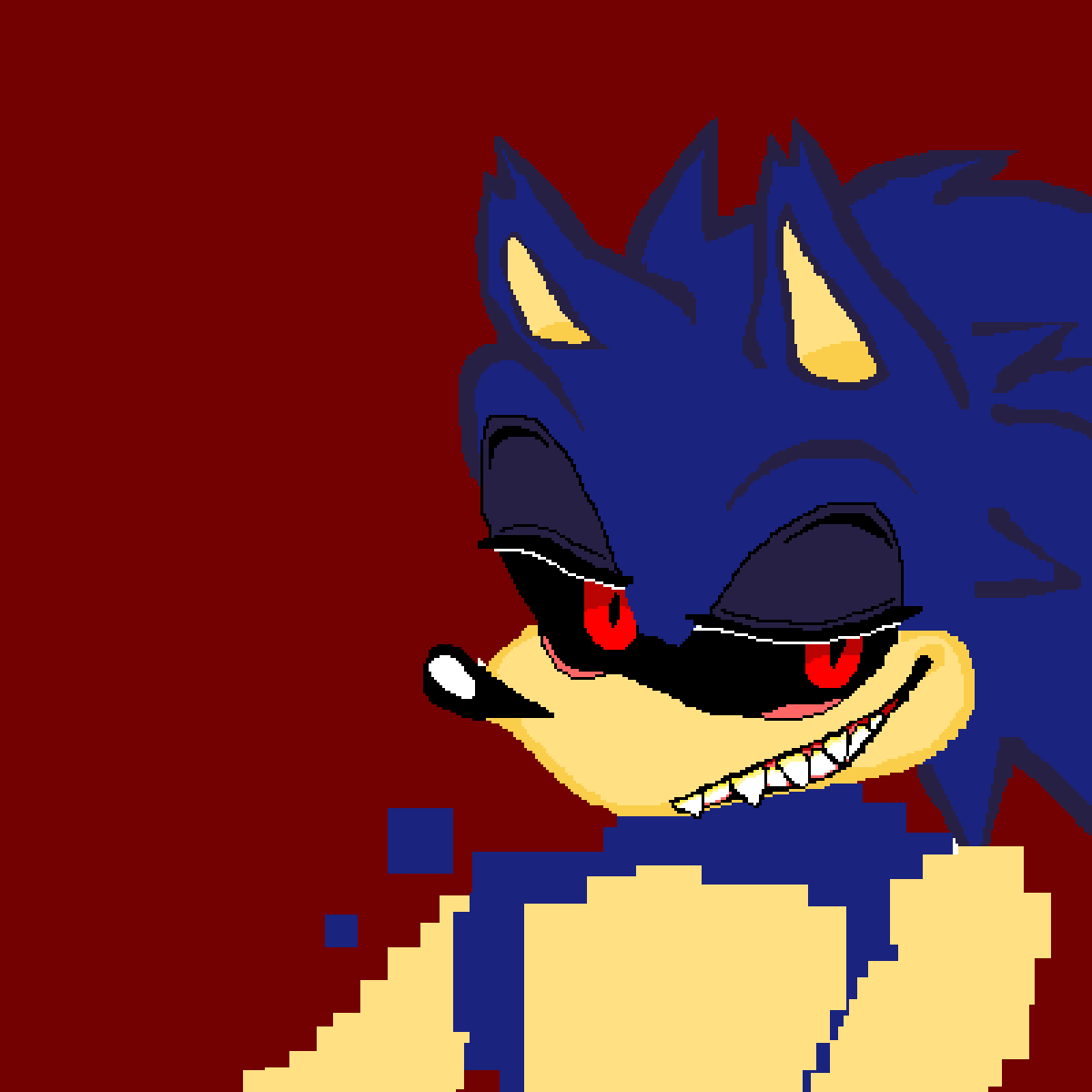 Pixilart - Sonc exe by Spamy
