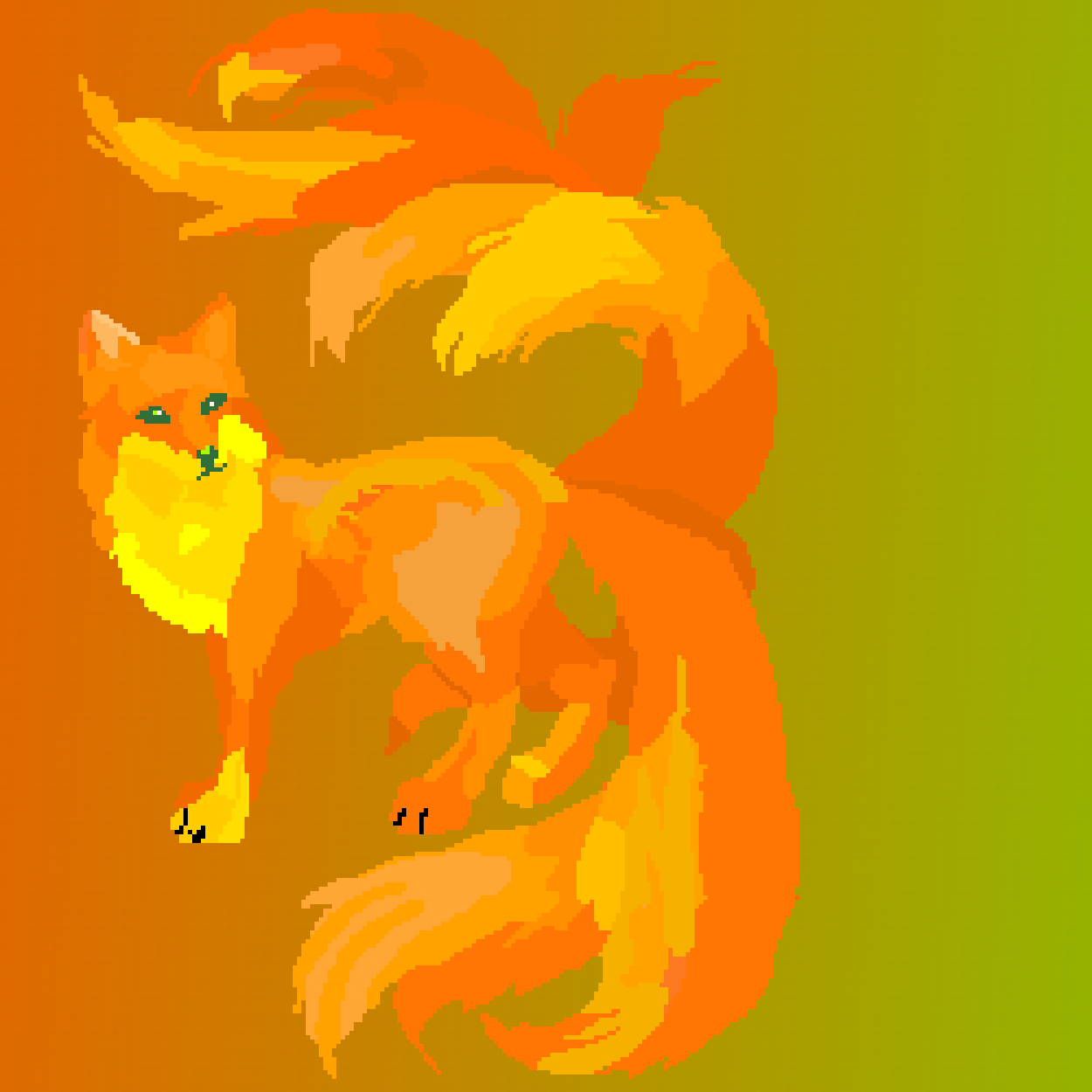 Pixilart - Mangoo (my OC) by Kitsunes