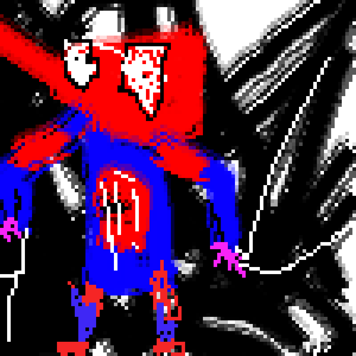 Pixilart - Spider Man & Venom by imanifkms