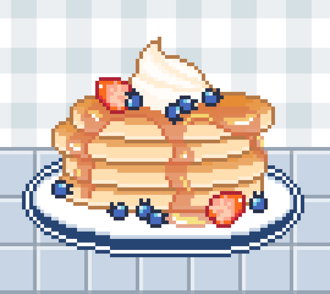 Pixilart pancakes by pastelhell