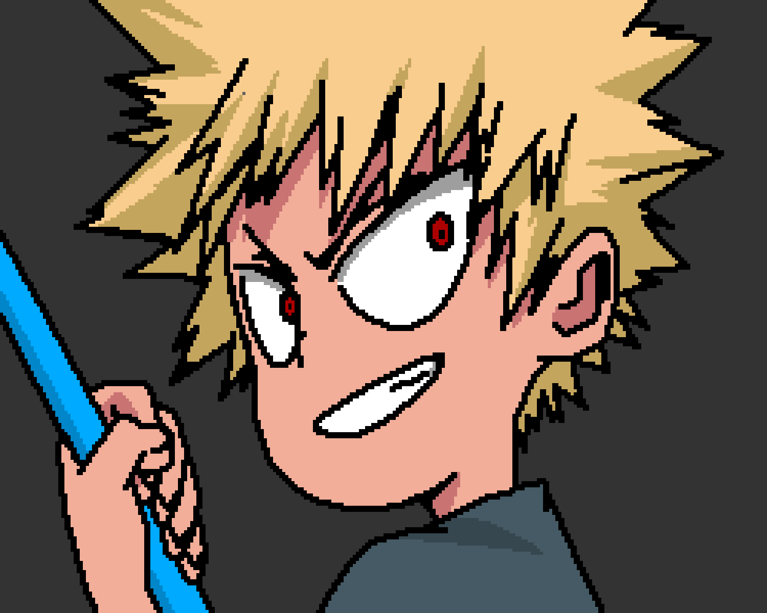 Pixilart - Kid Bakugou by Zachiscooleo